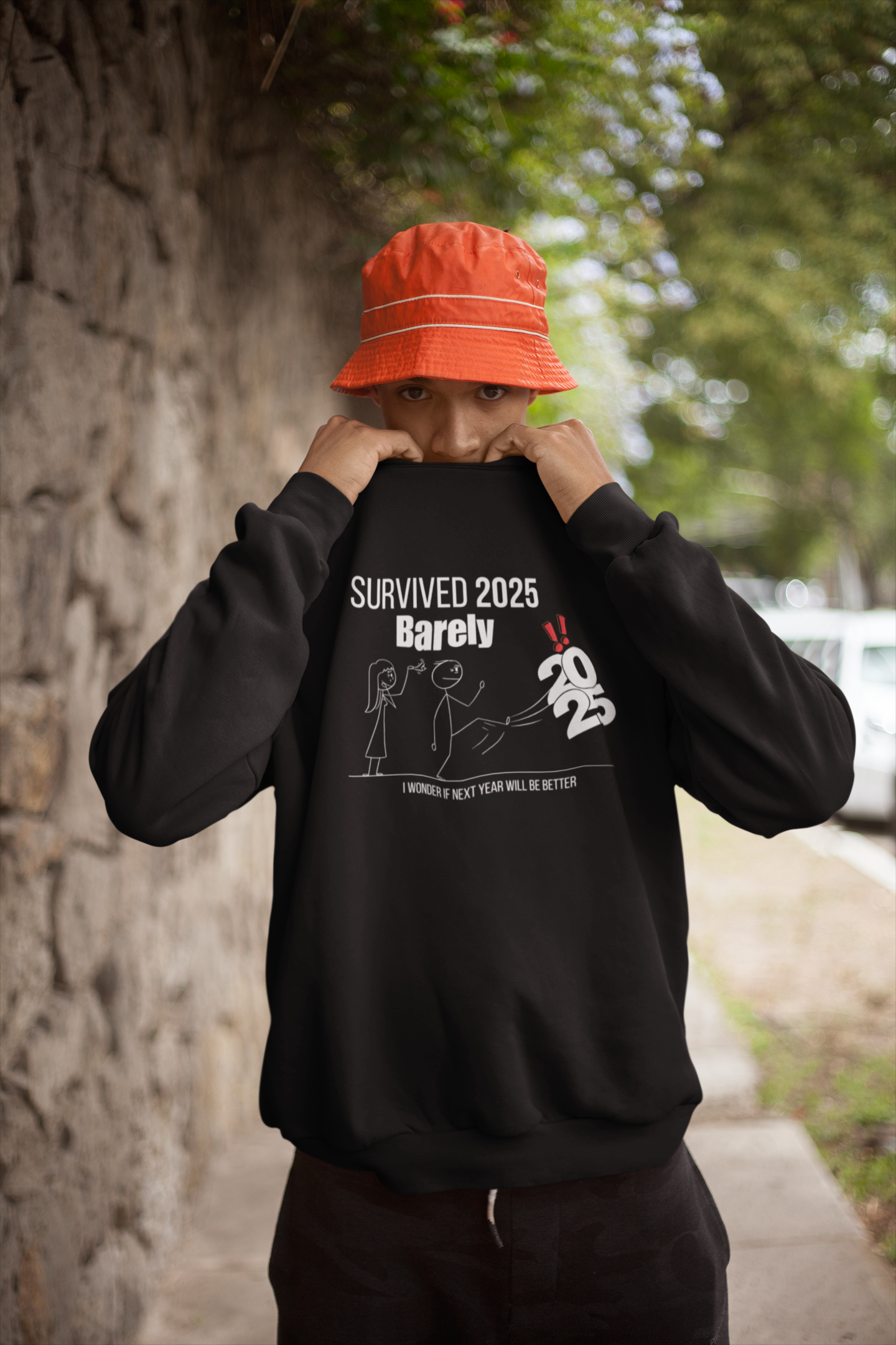 Barely escaped-Unisex Sweatshirt