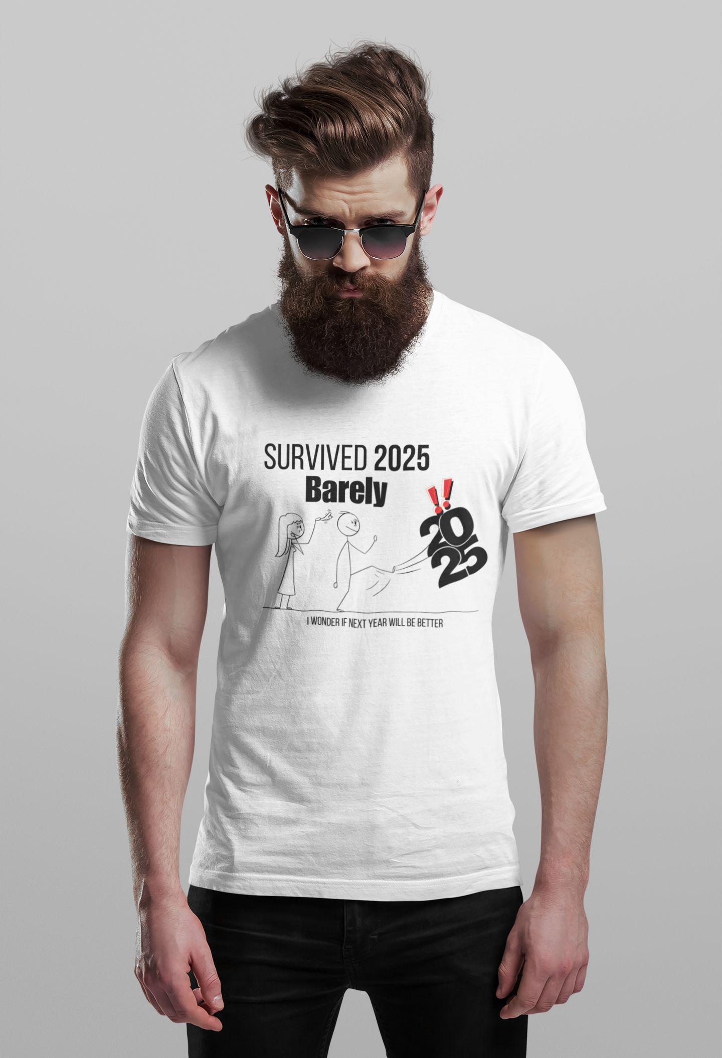 Barely escaped-Short-Sleeve Unisex T-Shirt