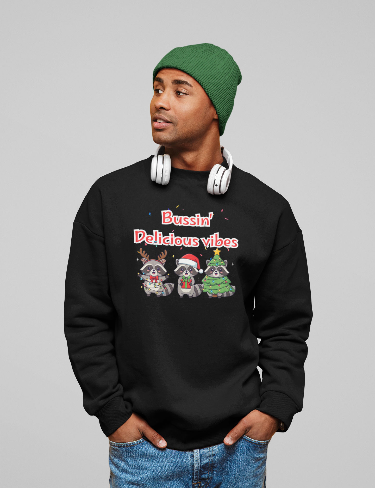 Bussin’  Delicious vibes-Unisex Sweatshirt