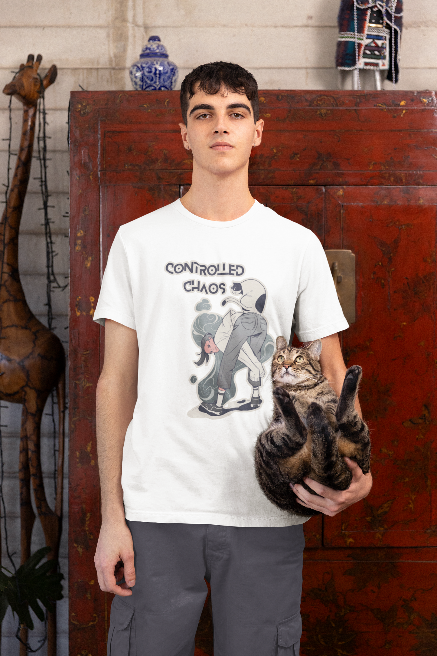 Controlled chaos-Short-Sleeve Unisex T-Shirt
