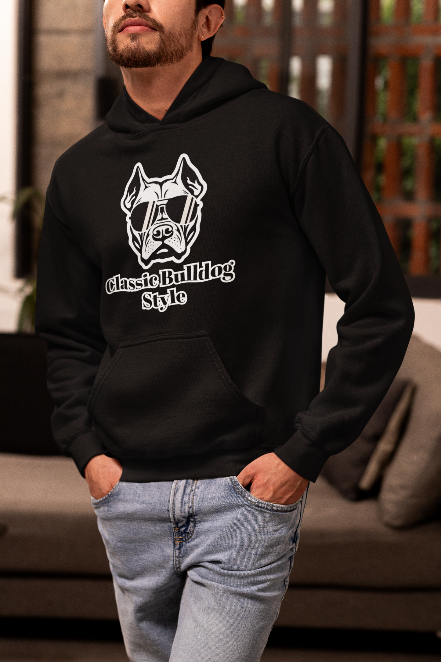 Classic Bulldog Style-Unisex Hoodie