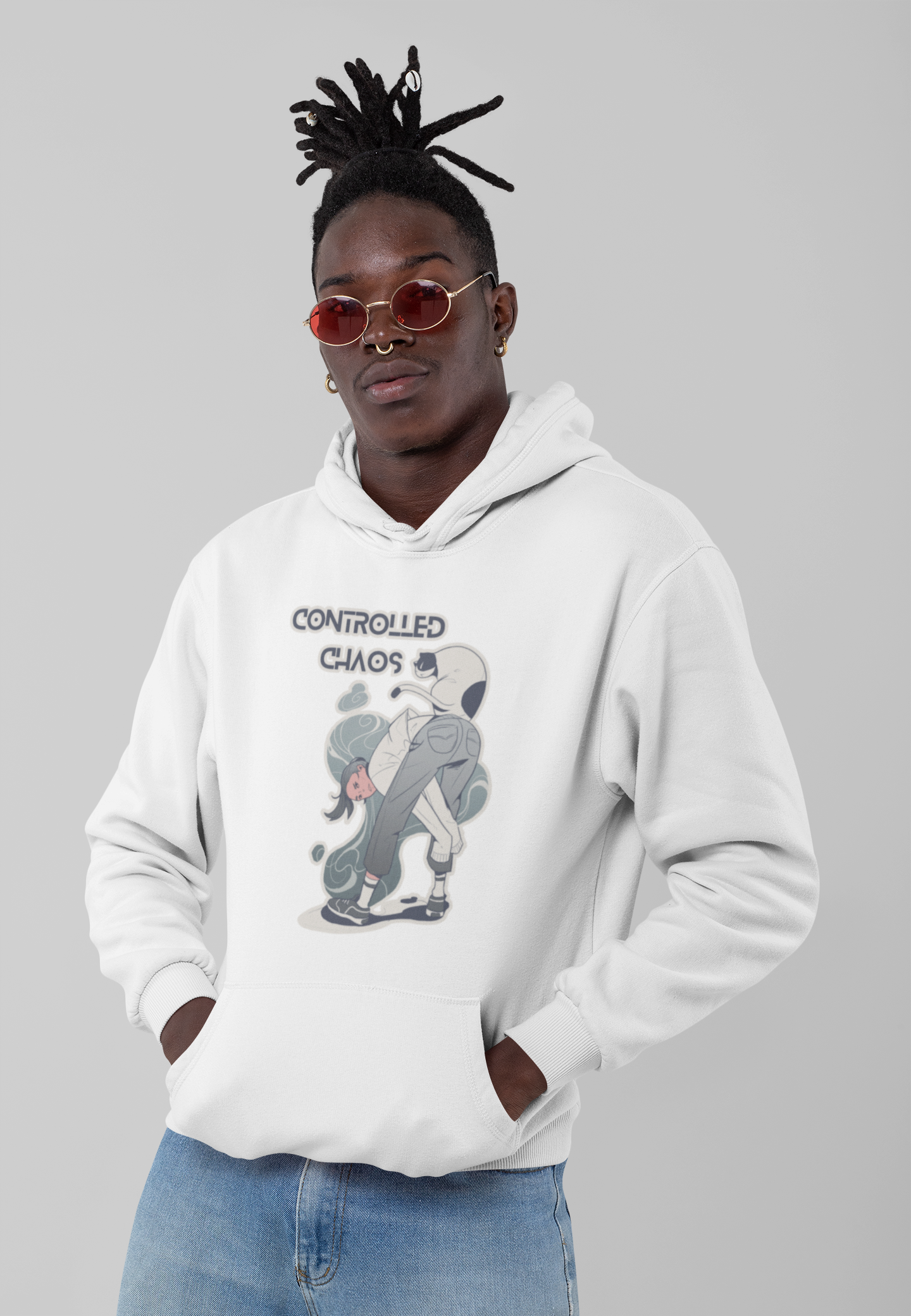 Controlled chaos-Unisex Hoodie