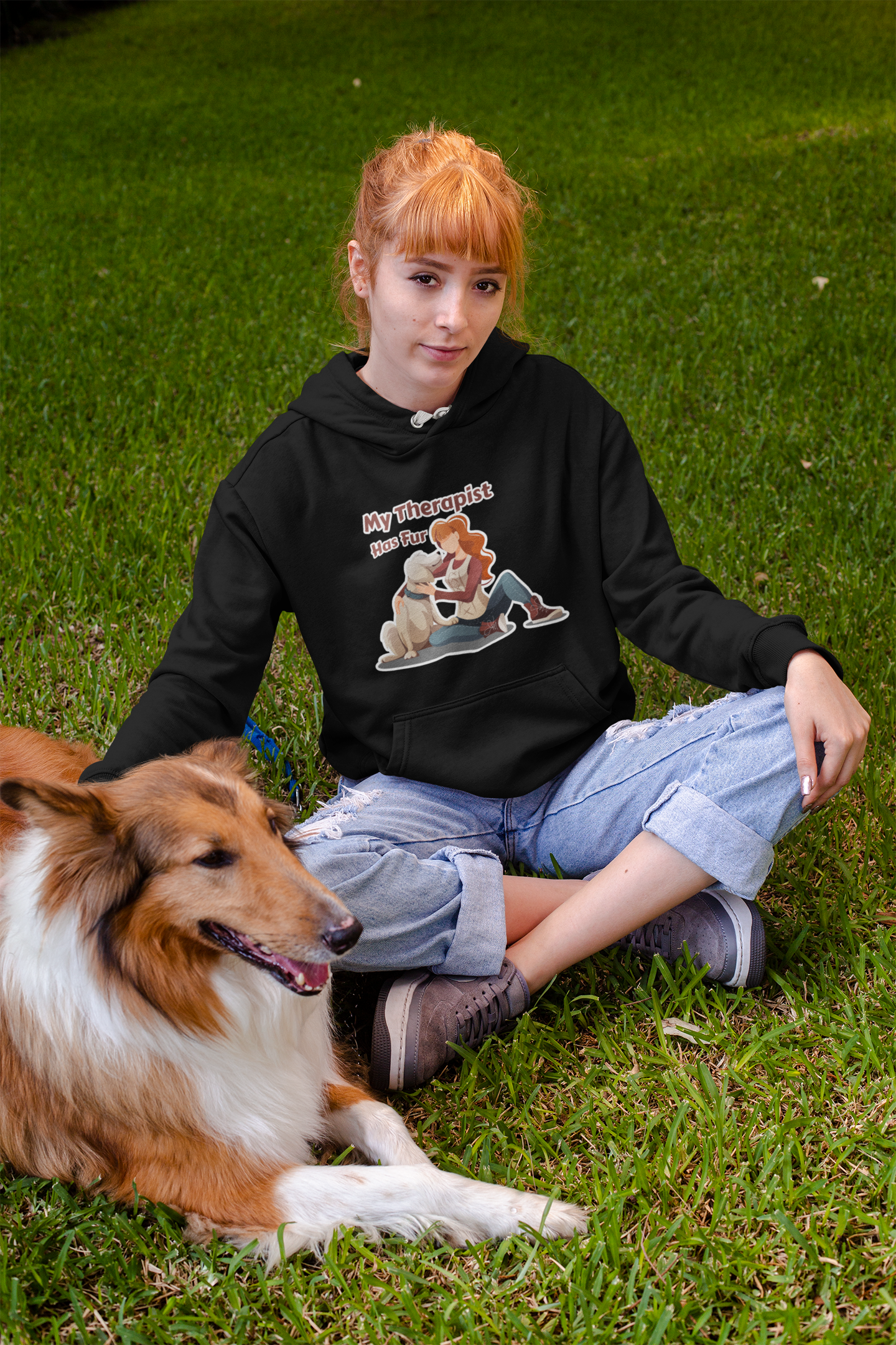 My Therapist Has Fur-Unisex Hoodie