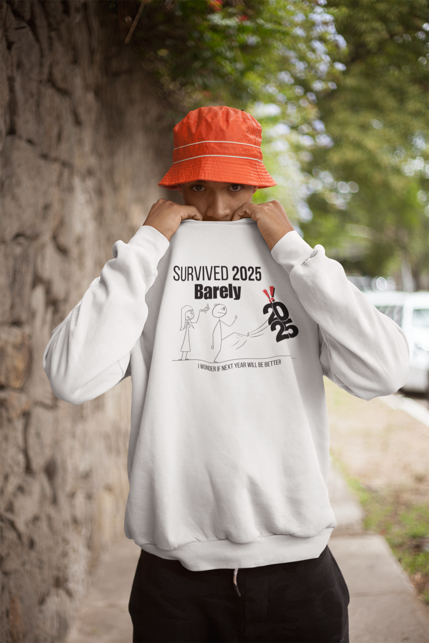 Barely escaped-Unisex Sweatshirt