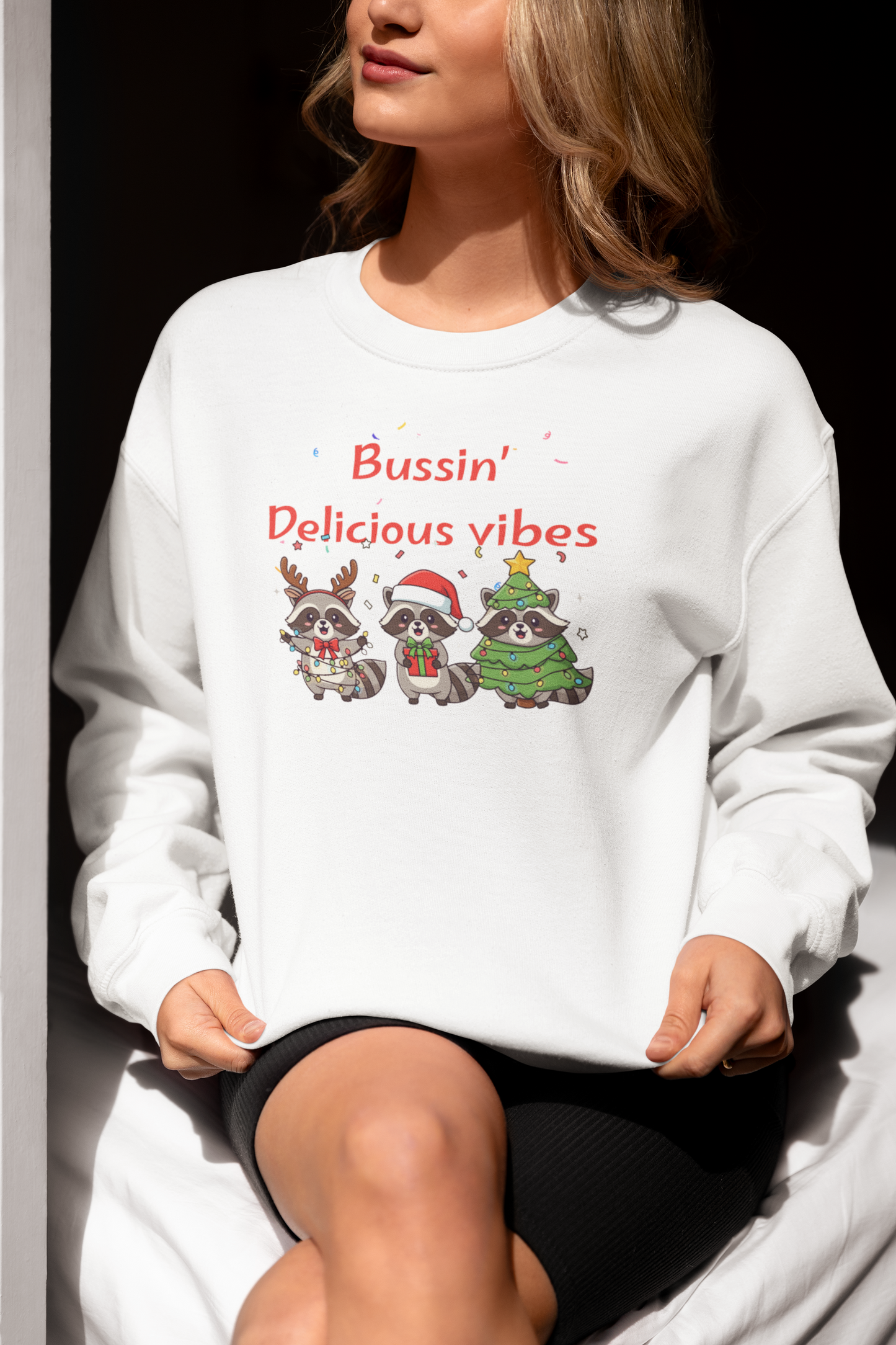 Bussin’  Delicious vibes-Unisex Sweatshirt