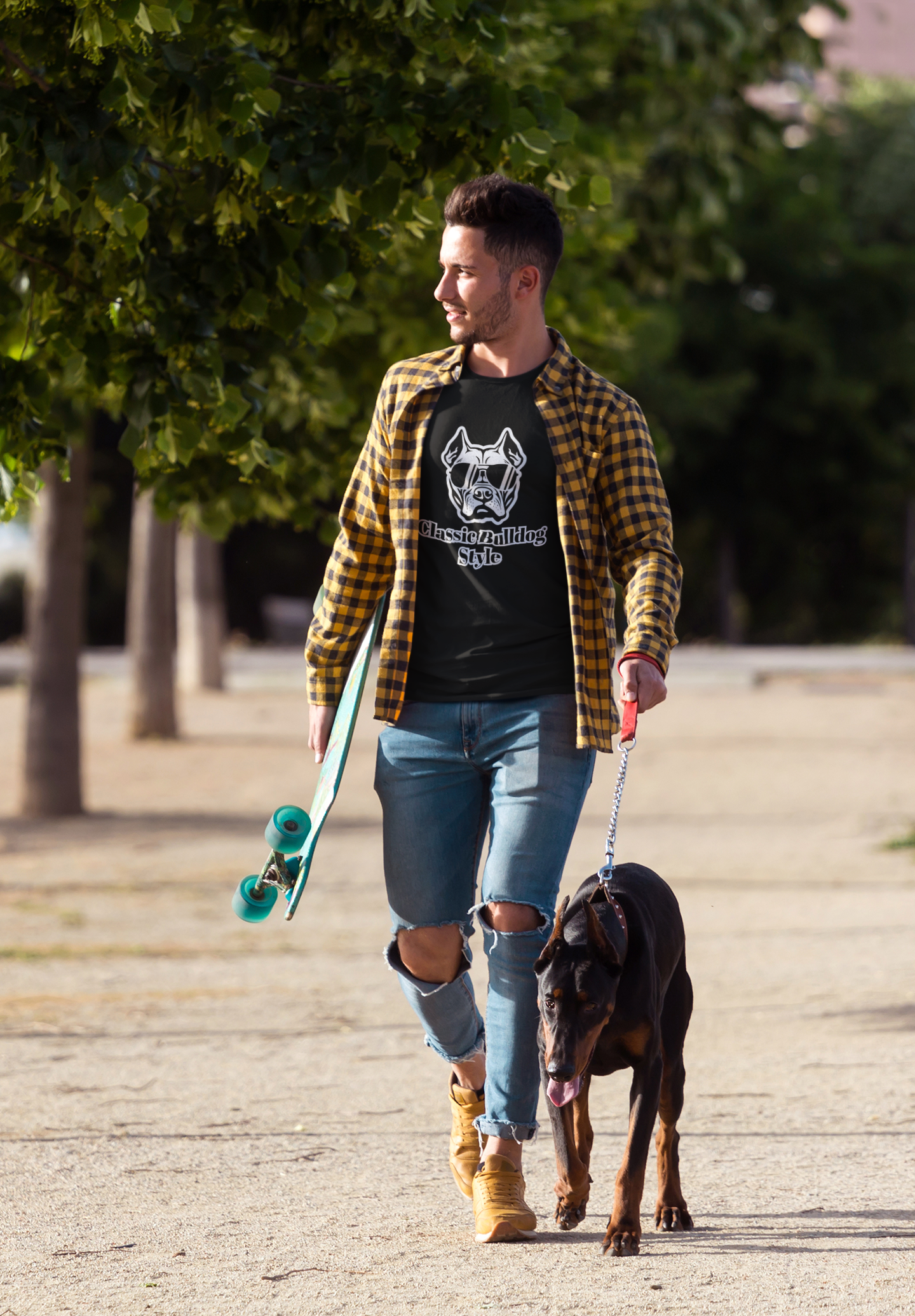 Classic Bulldog Style-Short-Sleeve Unisex T-Shirt