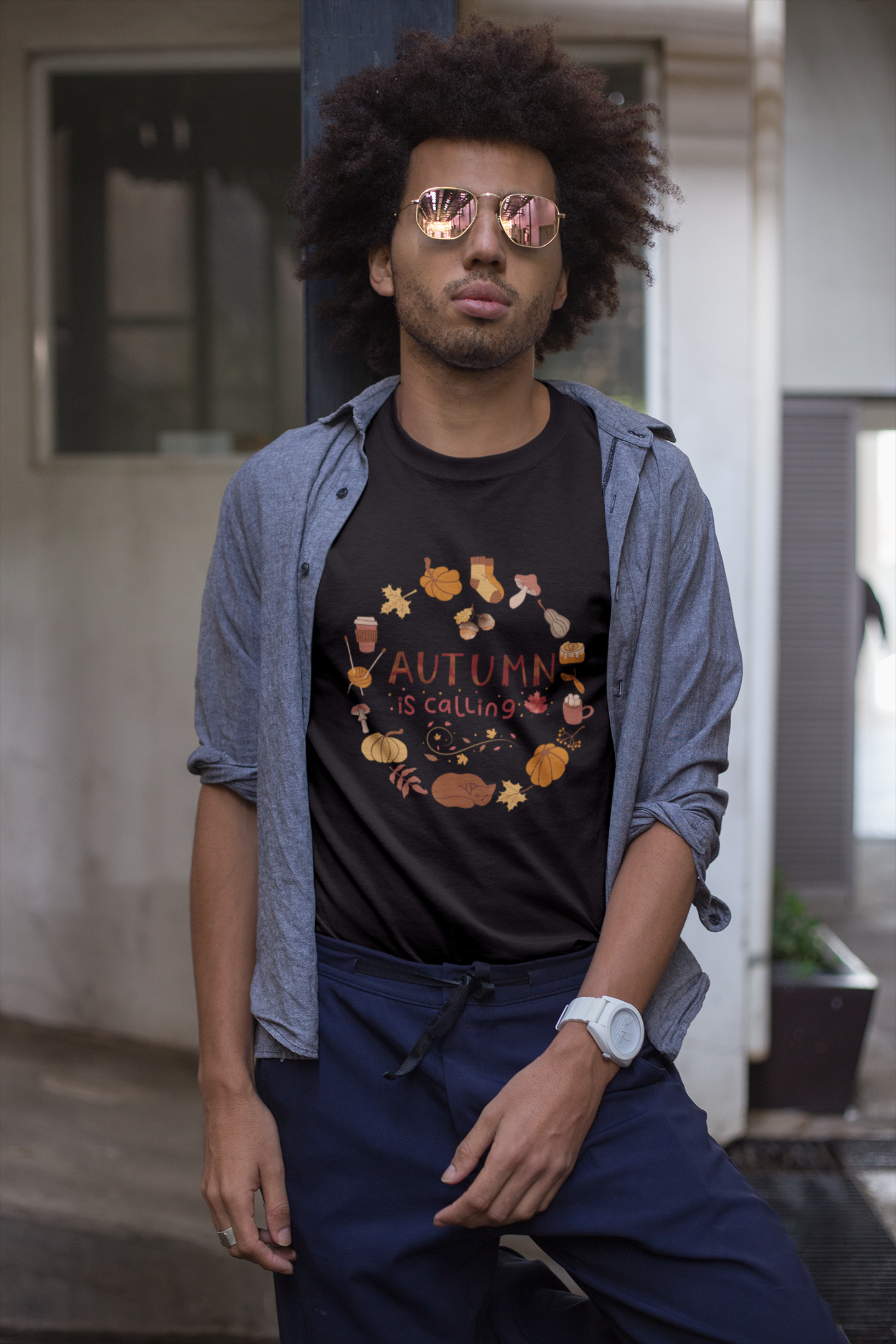 Autumn is calling-Short-Sleeve Unisex T-Shirt